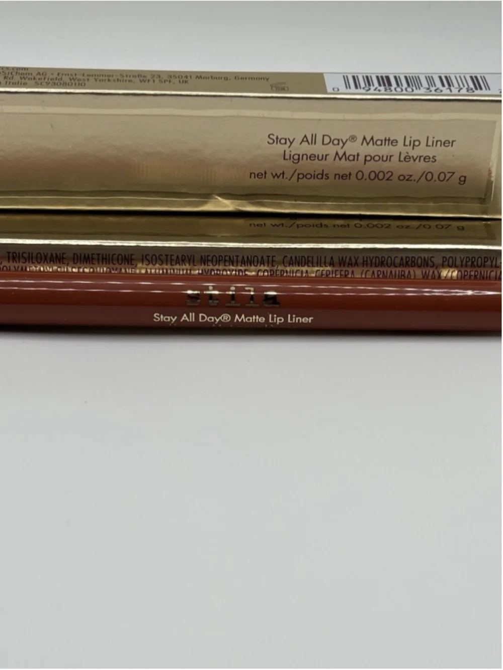 Stila Stay All Day Matte Lip Liner Lasting 2 Pack New